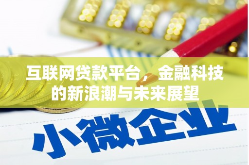赤水互联网贷款平台，金融科技的新浪潮与未来展望