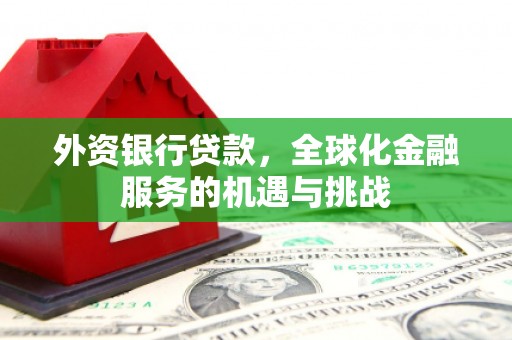 赤水外资银行贷款，全球化金融服务的机遇与挑战