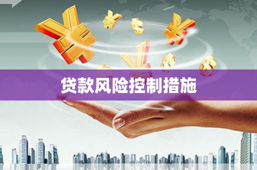 赤水贷款风险控制措施