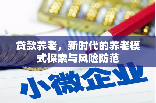 赤水贷款养老，新时代的养老模式探索与风险防范